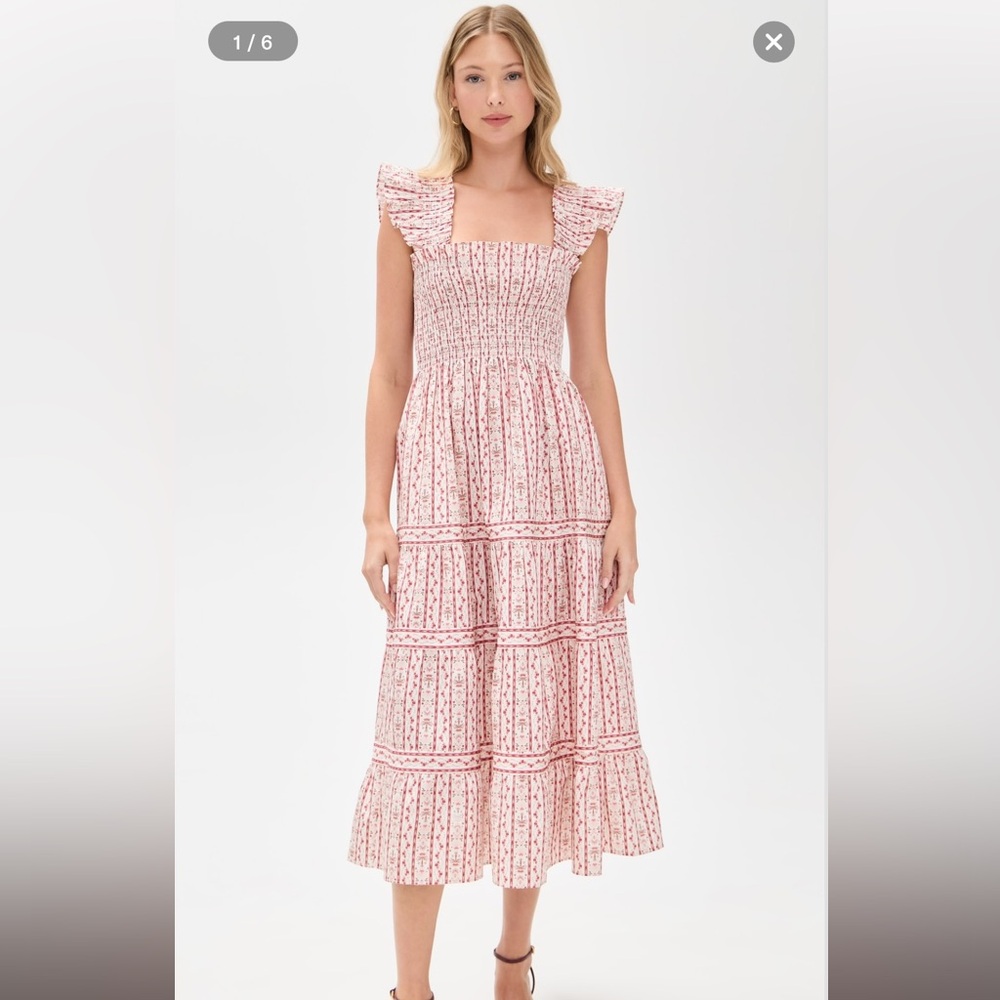 Hill House The Ellie Nap Dress - Pink Emma Stripe / XS